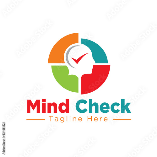 MIND CHECK LOGO DESIGNS HEALTH MEDICINE