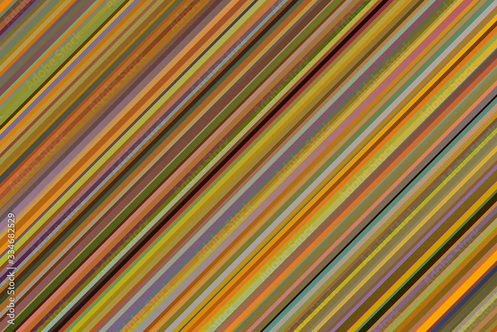Yellow and orange stripes and lines abstract vector background. Simple pattern.