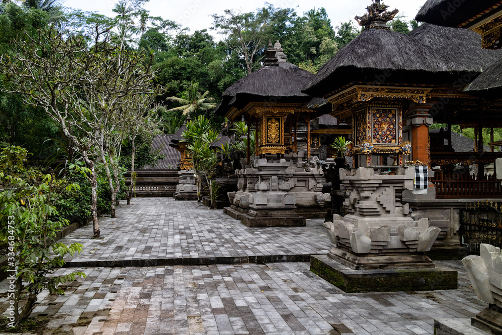 Architectural features in Tirta Empul shrine in Bali Architectural features in Tirta Empul shrine in Bali