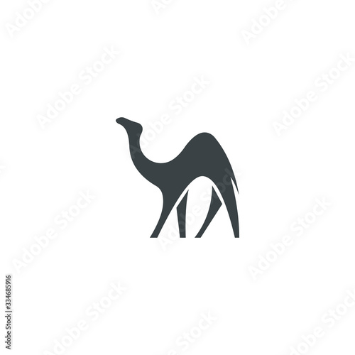 Animal Camel Logo Design Template