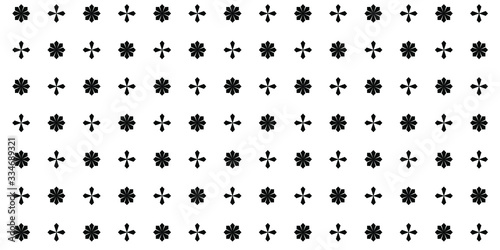Black seamless pattern and white geometric background set You can use these formats as banners, business cards, festive decorations, greeting cards, various designs.