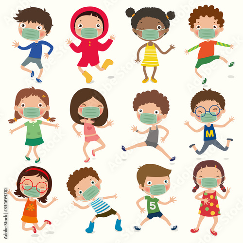 social distance, covis-19 Gesture, emotion, education, practice, pose, activity, vocabulary, vector, happy, set, language, school, color, education, kindergarten, learn, English, student, study, terri