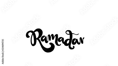 Ramadan Kareem design of animation.