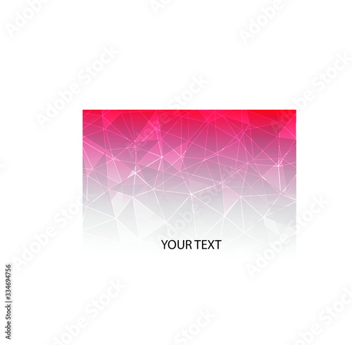 Geometric abstract polygonal background (vector)