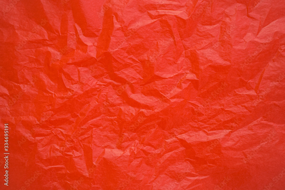 Fototapeta premium red crumpled paper texture