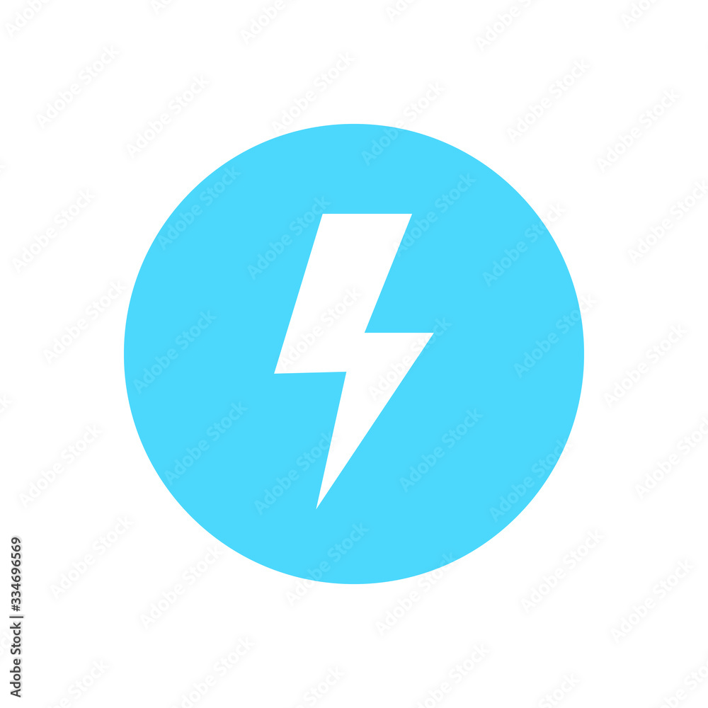 electrical icon button on white background electrical icon button on white background