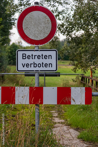 Betreten Verboten Schild StVO 250