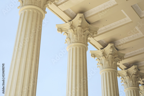 Generic classic pillar and ceiling European style