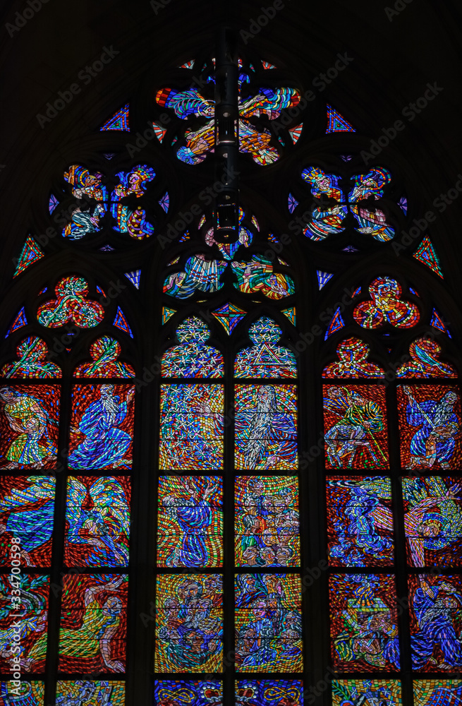 interior window from a church 
