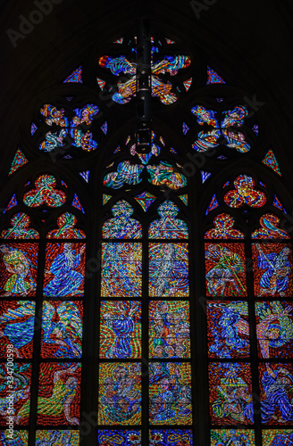 interior window from a church 