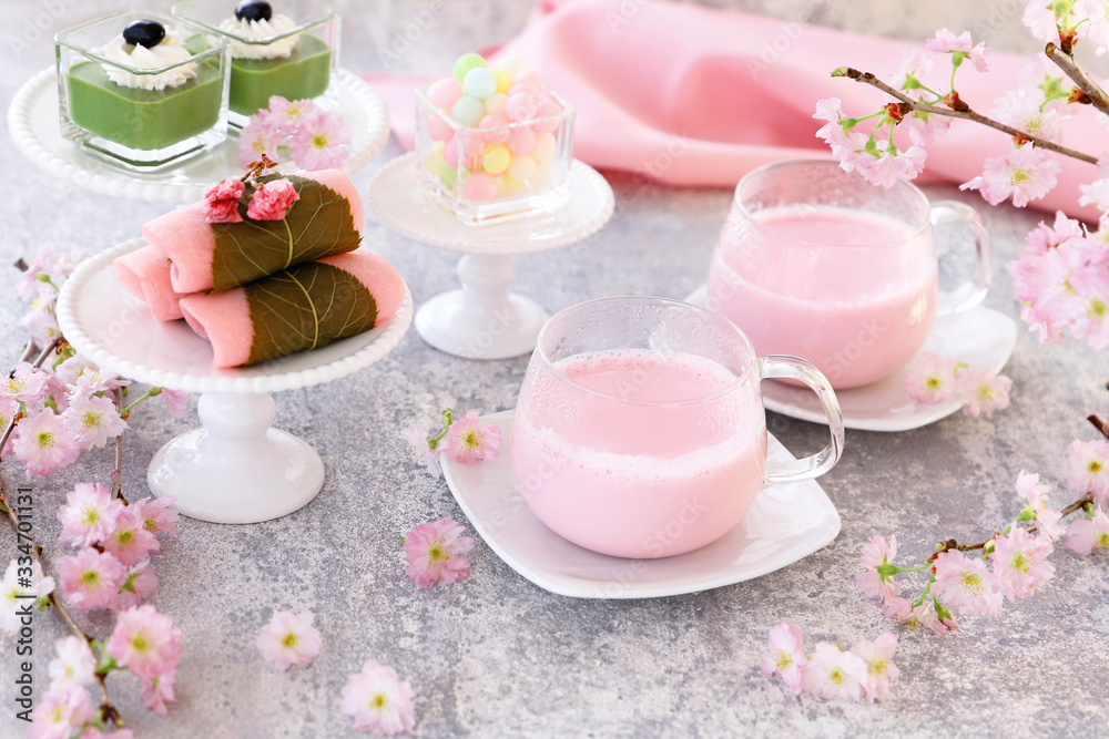 桜ラテでティータイム 桜ラテでティータイム