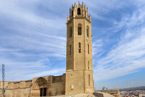 Cathedral of LLeida, La Seu Vella, LLeida, Catalonia, Spain photo