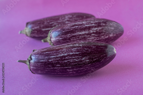 Wallpaper Mural Striped, purple aubergine cultivars Torontodigital.ca