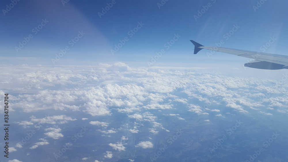 above the world in the beautiful clouds above the world in the beautiful clouds