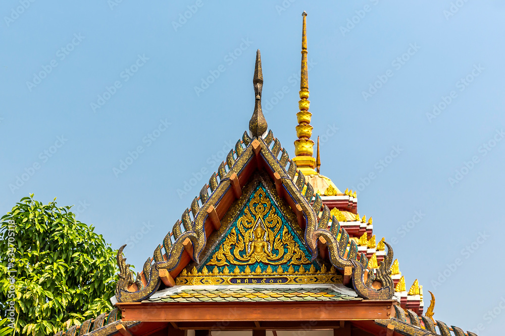 Fototapeta premium Tempeldach, Bangkok, Thailand, Asien