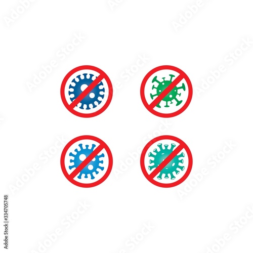 Coronavirus, covid-19 global pandemic vector template