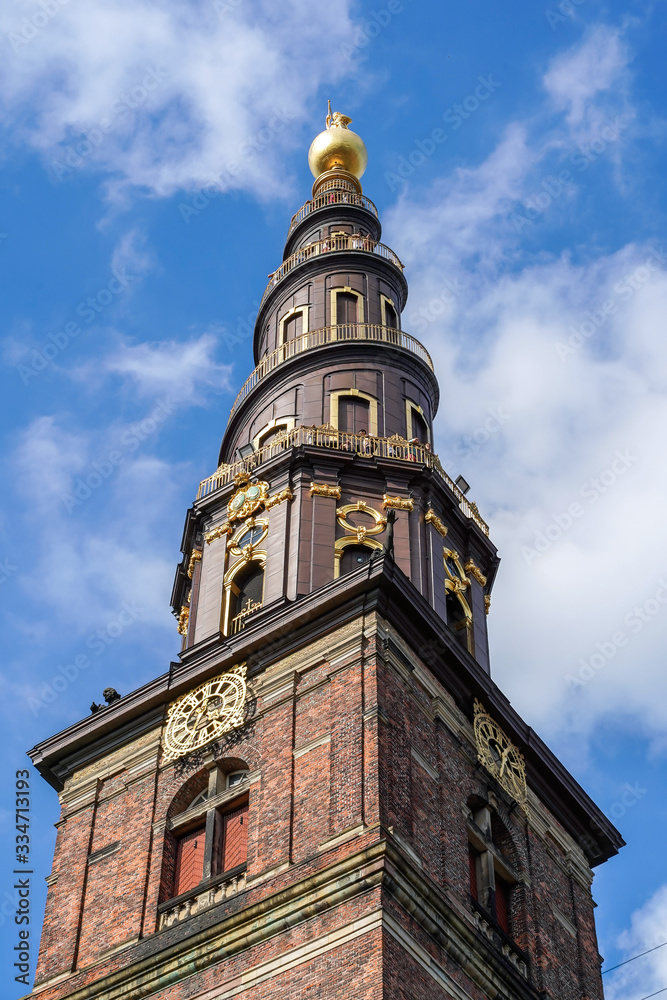 The Church of Our Savior in Copenhagen, Denmark
