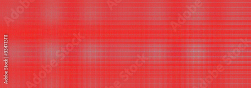 Red background with a graphic pattern of lines and stripes, texture of white squares and rectangles. Modern abstract design in bright colors, a template for a screensaver.