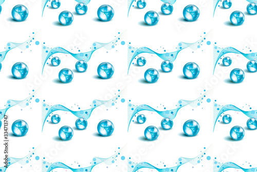 Canvas Print Graphic backgrounds, elements of a noiseless pattern.
