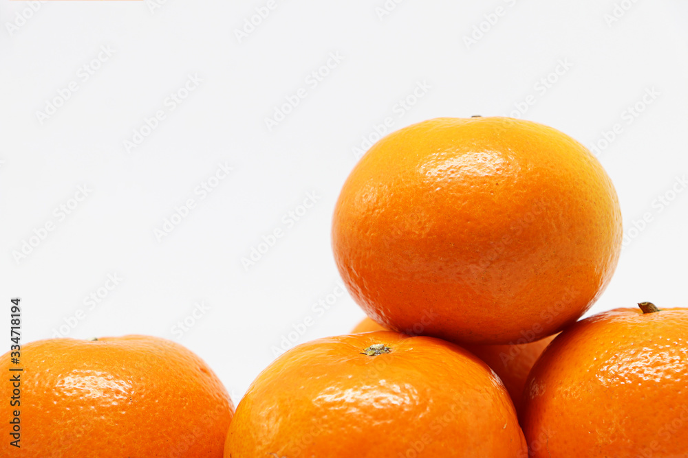 Mandarin orange isolated on white background Mandarin orange isolated on white background