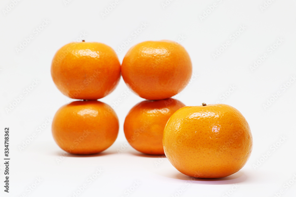 Mandarin orange isolated on white background Mandarin orange isolated on white background