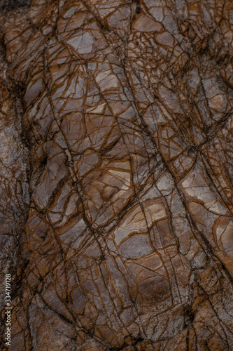 texture of beach rocks