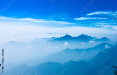 aerial view of mountains