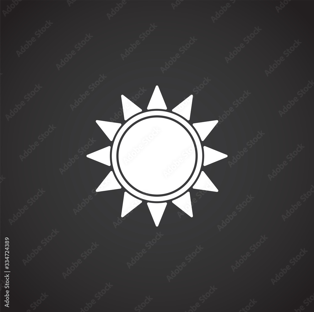 Sun related icon on background for graphic and web design. Creative illustration concept symbol for web or mobile app Sun related icon on background for graphic and web design. Creative illustration concept symbol for web or mobile app