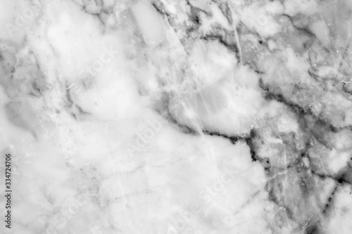 White marble texture with natural pattern for design art work background