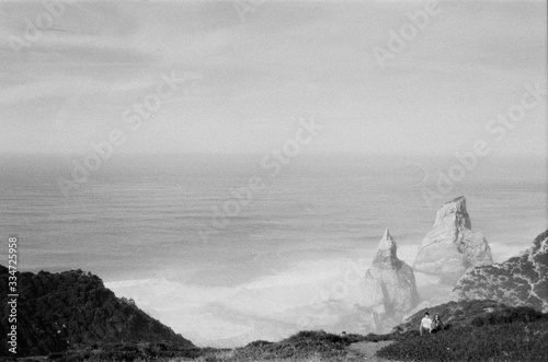 Atlantic Ocean. Portugal. 35 mm film. Cabo da Roca