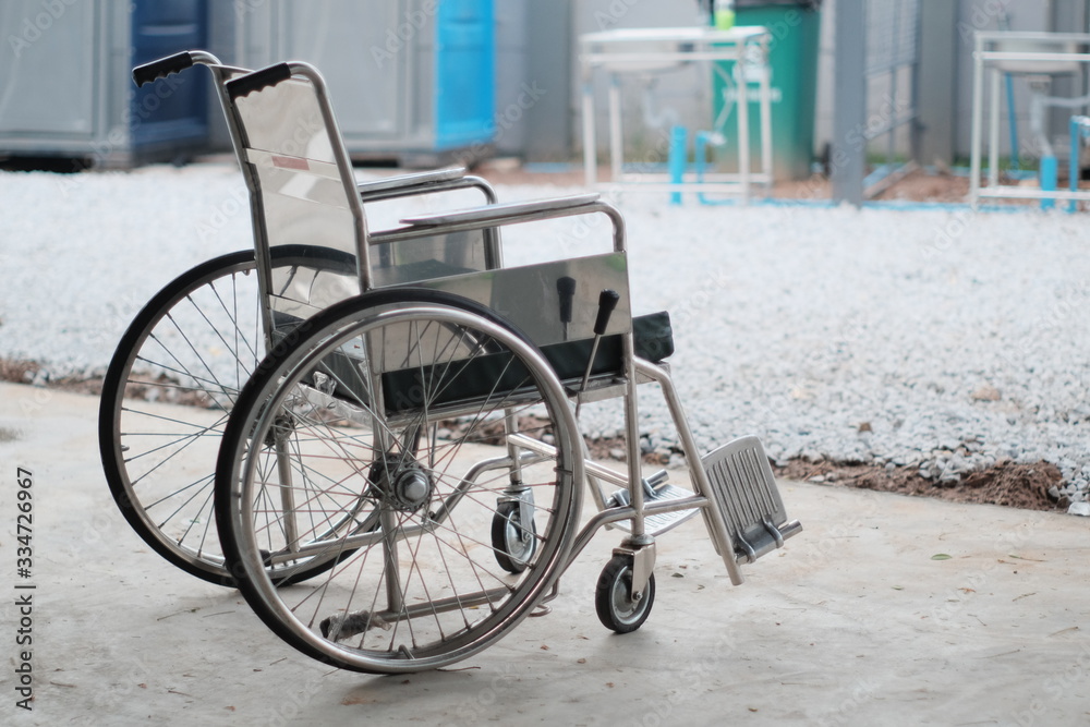 wheelchair in the hospital