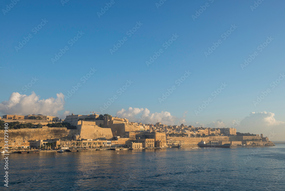 Malta / Malta 03.09.2015.Panoramic view of the city of Malta