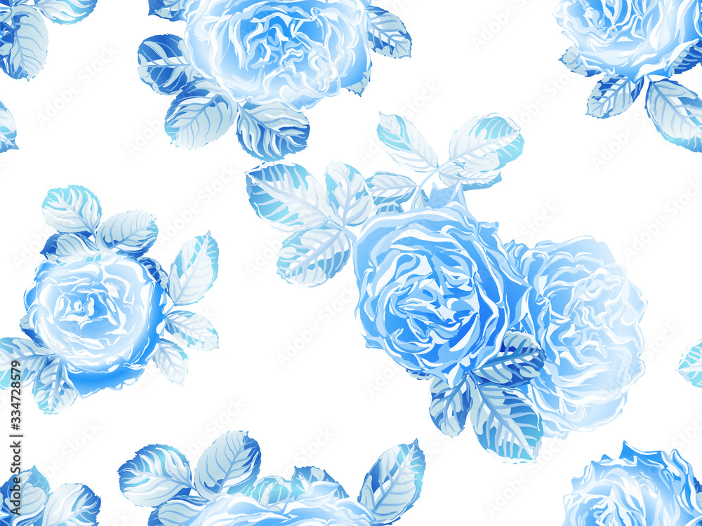 Obraz Vector Rose Background.