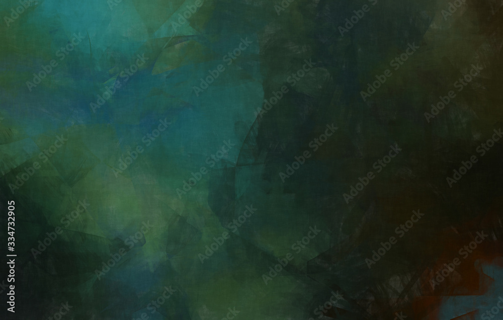 Fototapeta premium Modern art. Colorful contemporary artwork. Color strokes of paint. Brushstrokes on abstract background. Brush painting.