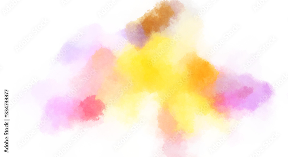 Fototapeta premium Watercolor painted background. Abstract Illustration wallpaper. Brush stroked painting. 2D Illustration.
