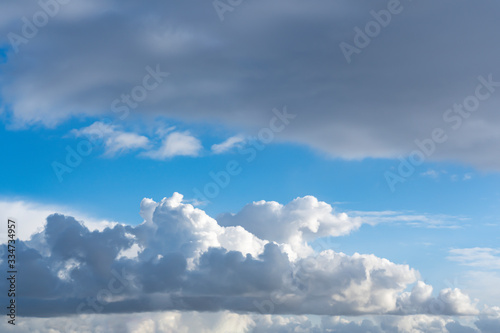 Fototapeta Naklejka Na Ścianę i Meble -  Imposing clouds hanging over Zoetermeer, Netherlands 1
