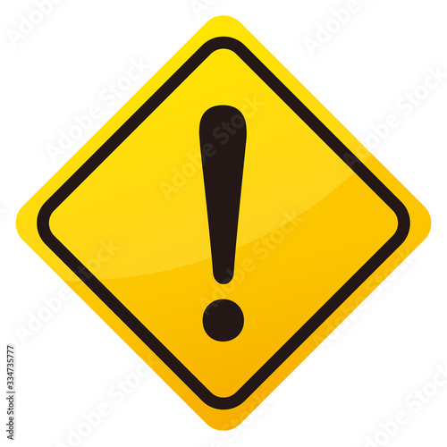 hazard sign icon vector triangle