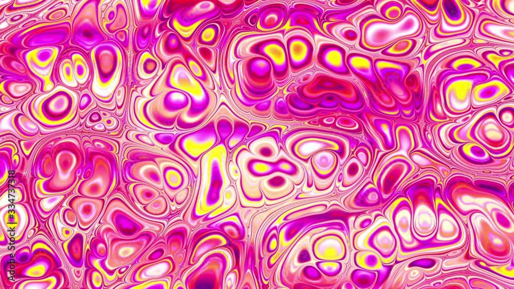Transforming abstract background. Psychedelic wavy animated abstract curved shapes. Looping footage. Transforming abstract background. Psychedelic wavy animated abstract curved shapes. Looping footage.