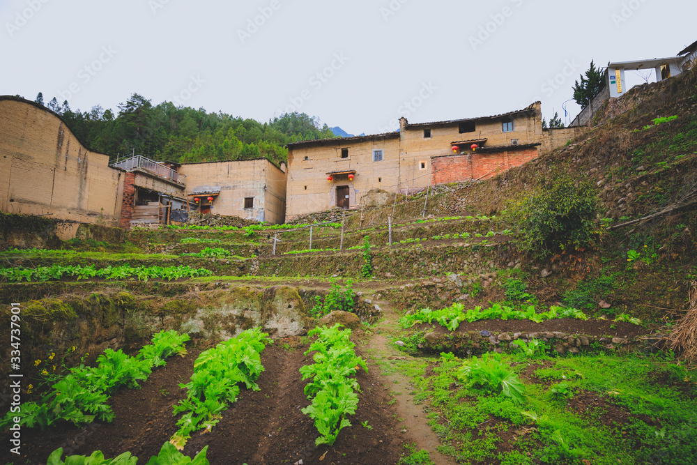 countryside landscape of China's traditional village countryside landscape of China's traditional village