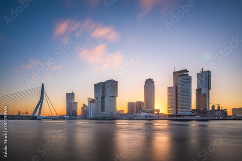 Rotterdam  Netherlands Skyline