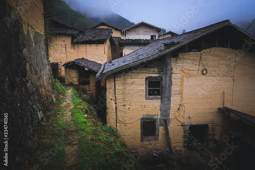 countryside landscape of China's traditional village photo