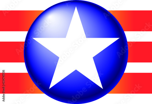 American star from USA Gradient logo