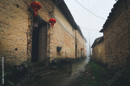 countryside landscape of China's traditional village photo