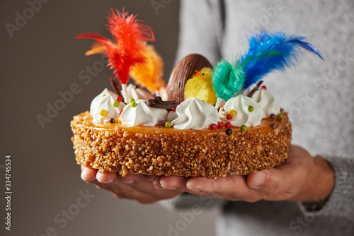Photography mona de pascua, Easter cake eaten in Spain