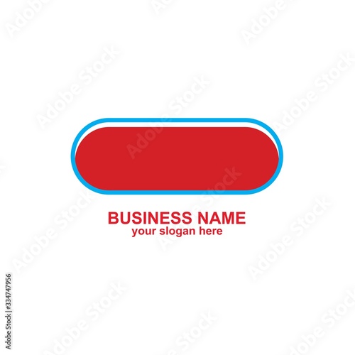 Capsule pharmacy medical logo template