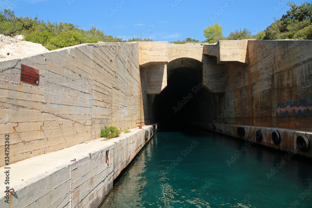 Secret submarine base on Vis island, Croatia Secret submarine base on Vis island, Croatia