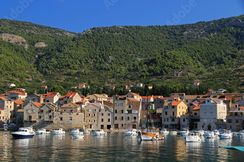 Old town of Komiza, Vis island, Croatia © bayazed