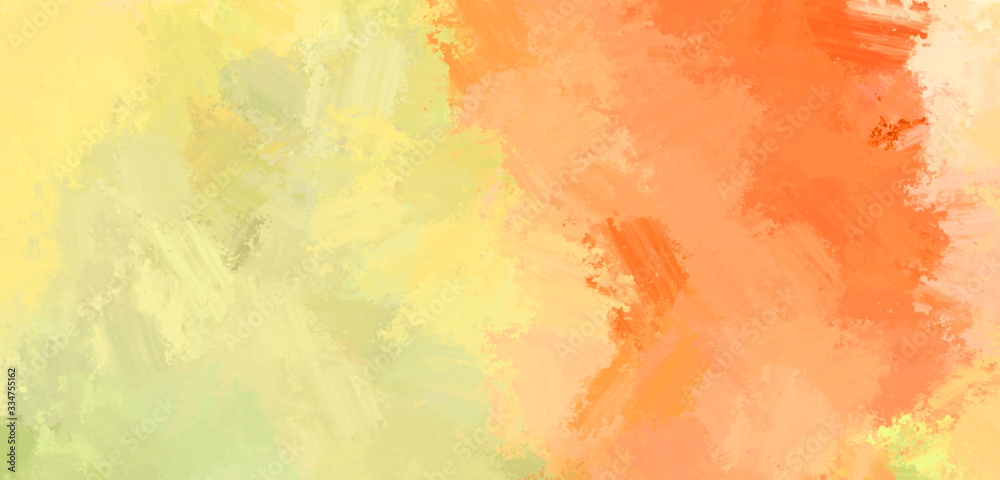 Brushed Painted Abstract Background. Brush stroked painting. Strokes of paint. 2D Illustration.