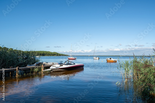 Le lac de Lacanau  Gironde  France  