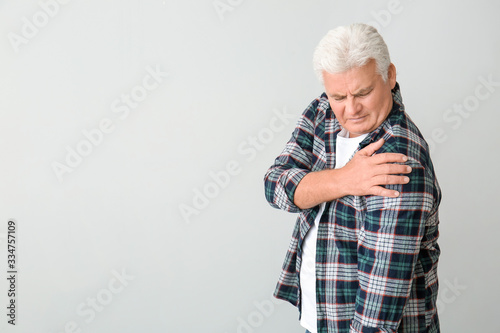 Senior man suffering from P...